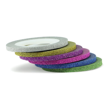 glitter stripes set - 3 mm