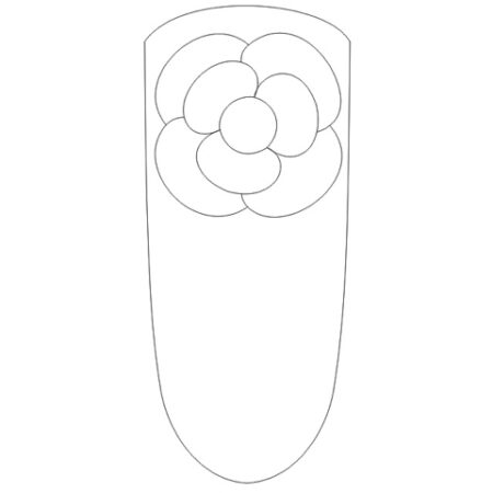 3D shapes 024 camellia