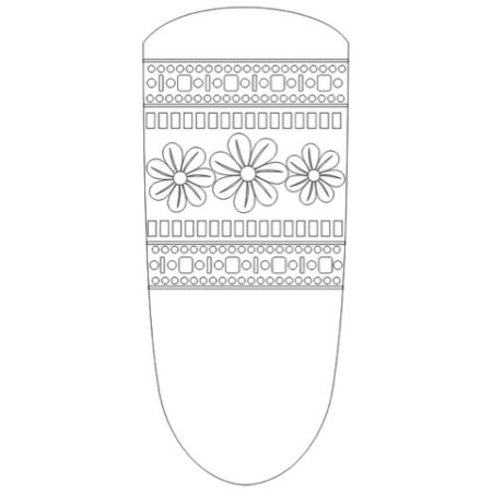 3D shapes 027 flower lace