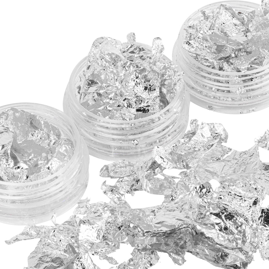 Nailart Set Blattgold & Blattsilber