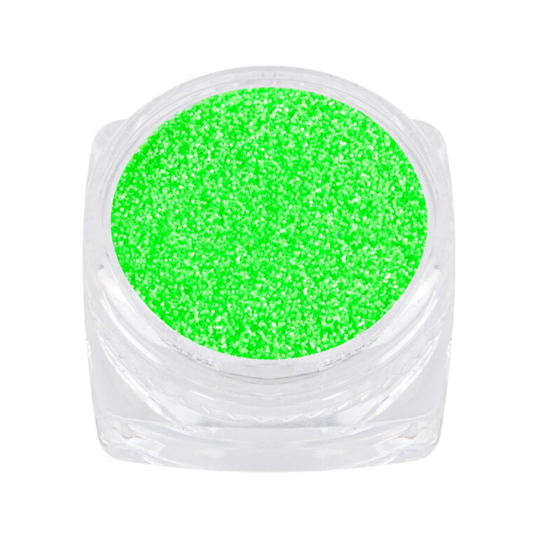 Glitterstaub neon green