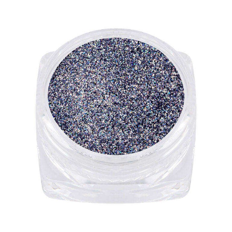 holographic glitter silver